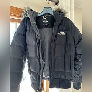 North Face goose down puffer coat